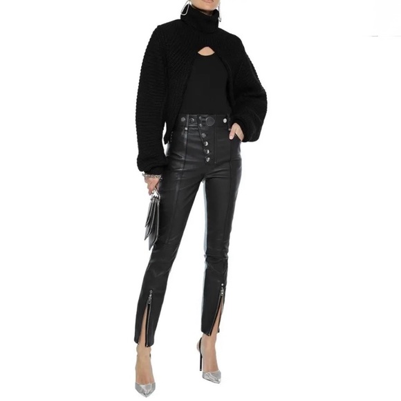 Alexander Wang Black High-Waisted Pants - Picture 2 of 11